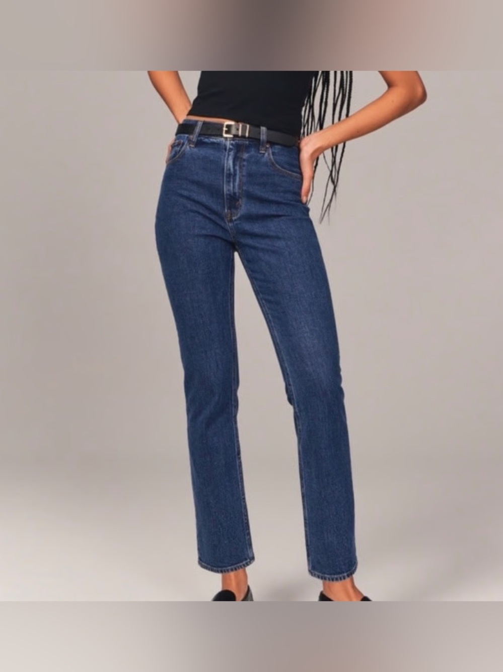 Abercrombie & Fitch • Ankle Straight Ultra High Rise Jeans